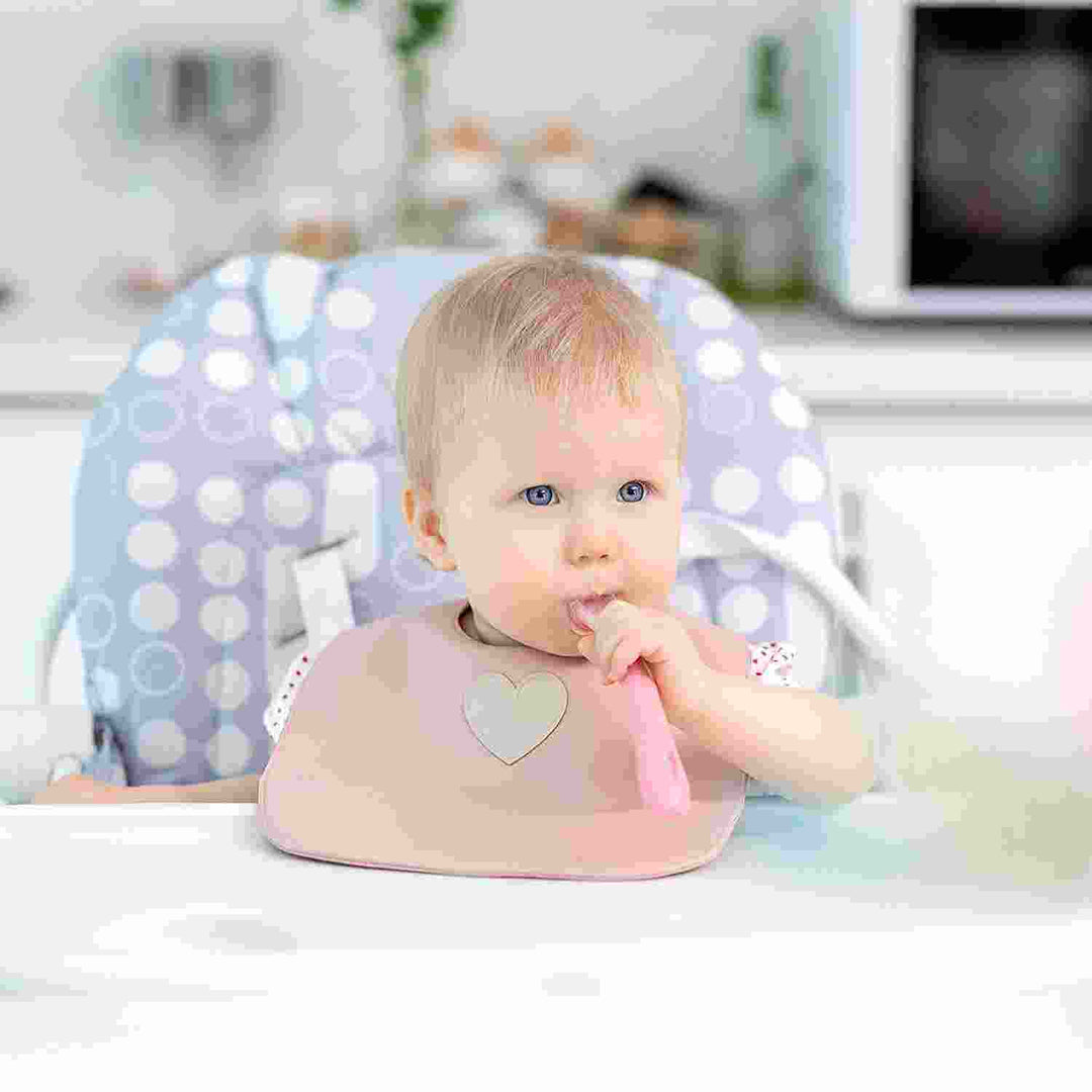Bleu La La Trendsetter Set of Soft Vegan Leather Easy Clean Bibs