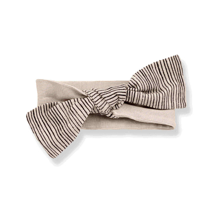 1+in the family Thin Stripe Rib Knot Stone Color Headband