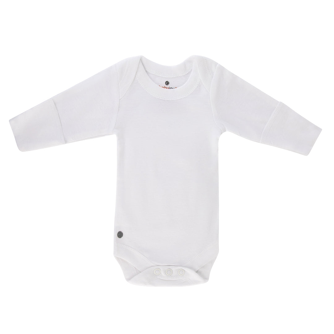 3 pack long sleeve bodysuits with mits