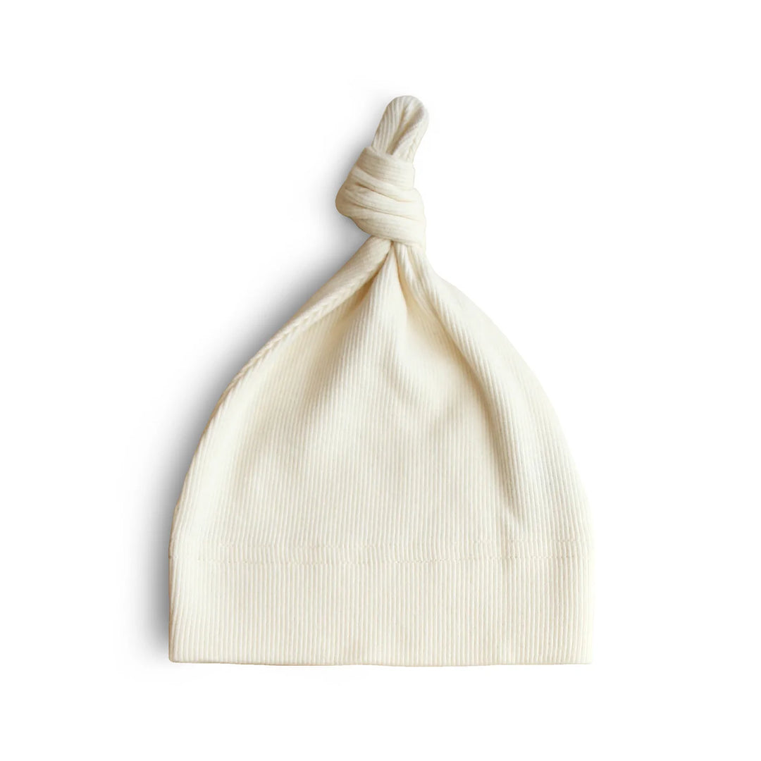 Mushie Ribbed Baby Beanie (Colors)