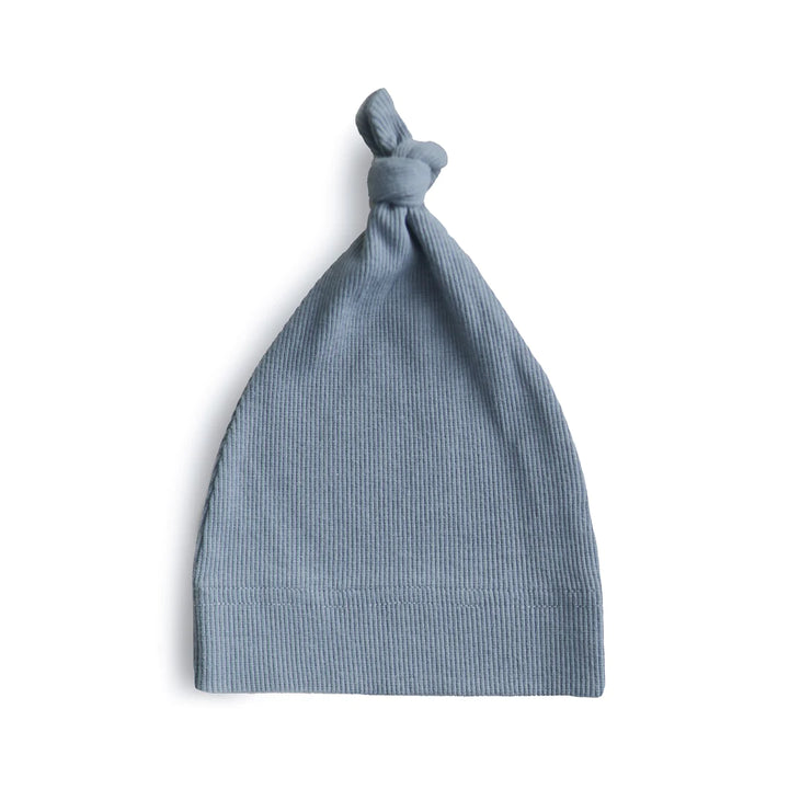 Mushie Ribbed Baby Beanie (Colors)