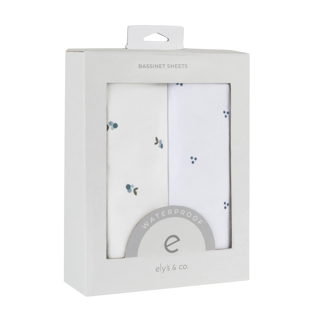 Ely's & Co 2 Pack Waterproof  Berries & Cluster Dot  Sheets