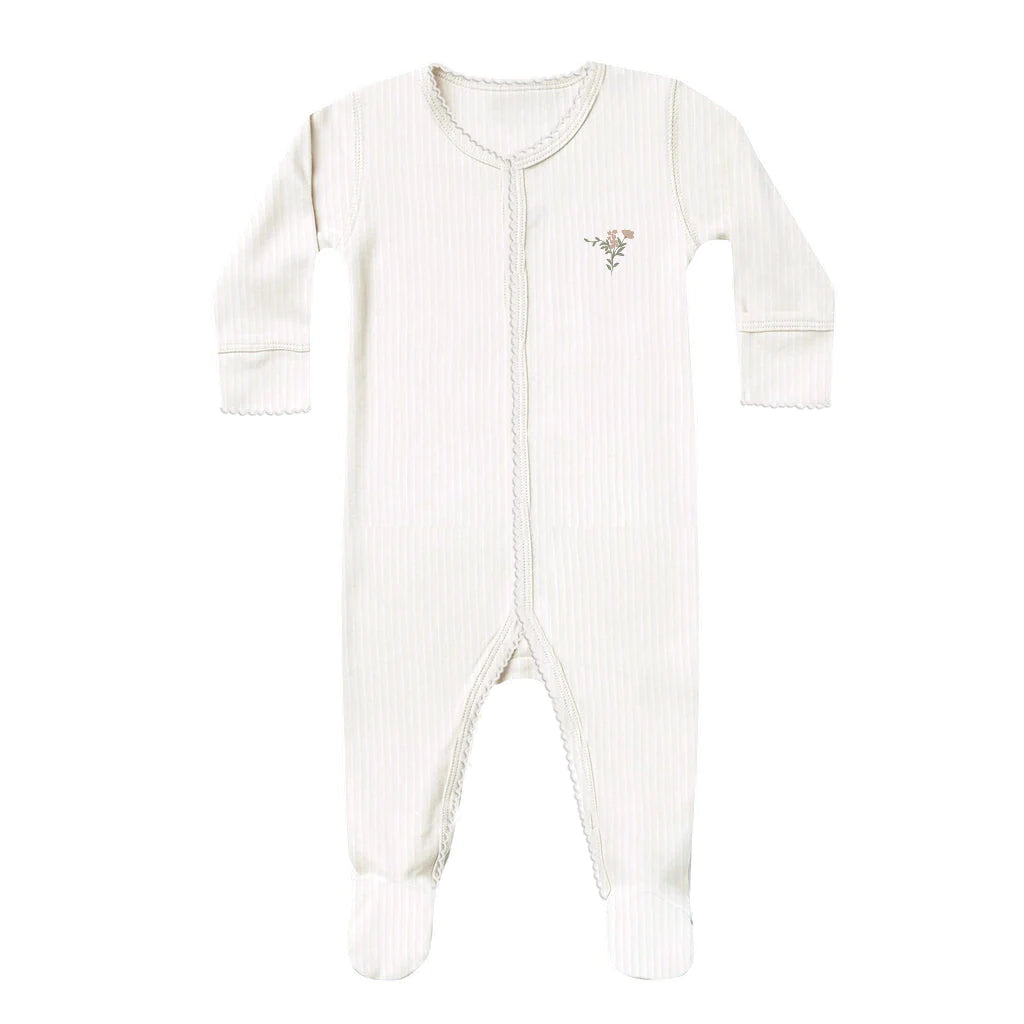 Little Parni Ivory Ribbed 3PC Baby Set Little Parni Ivory Ribbed 3PC Baby Set