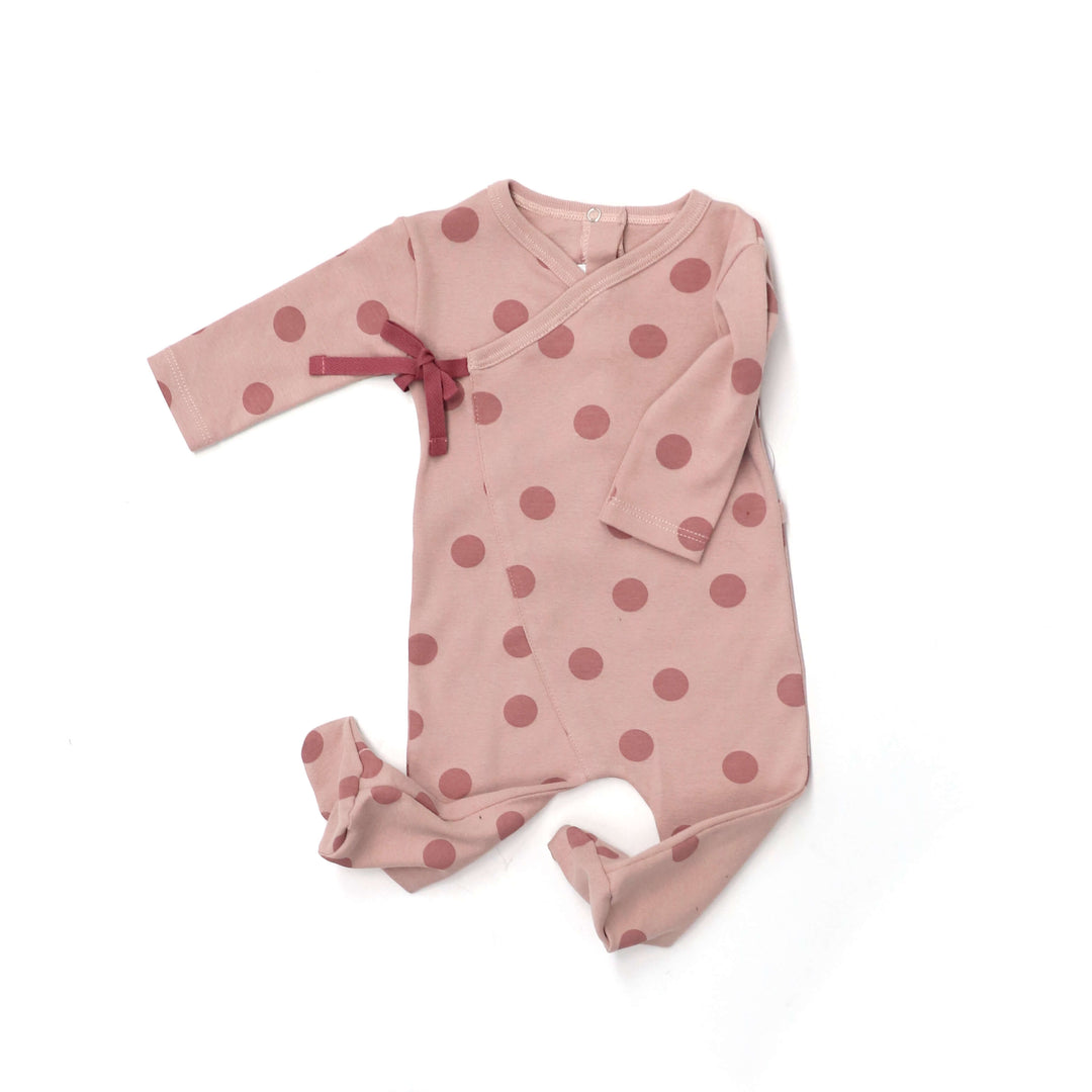 Coton Pompom Polka Dots Footie