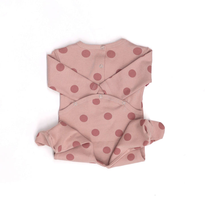 Coton Pompom Polka Dots Footie