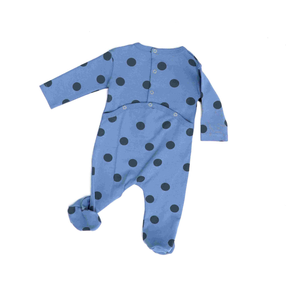 Coton Pompom Polka Dots Footie