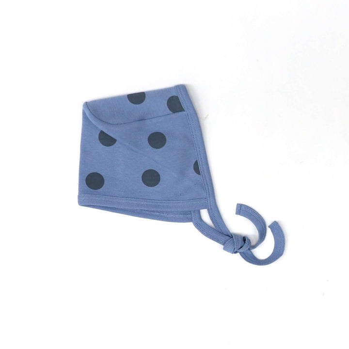 Coton Pompom Polka Dots Bonnet