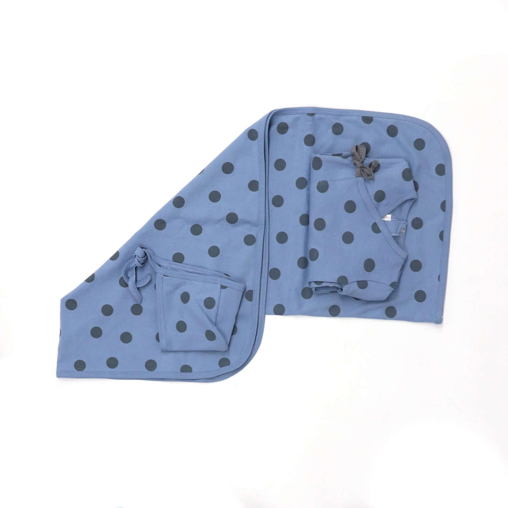 Coton Pompom Polka Dots Bonnet