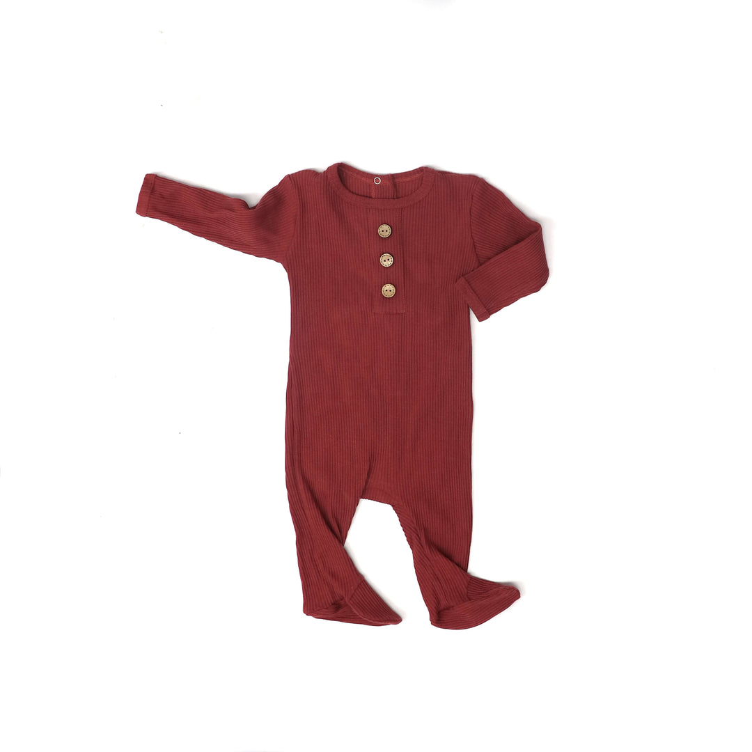 Coton Pompom Rib Footie