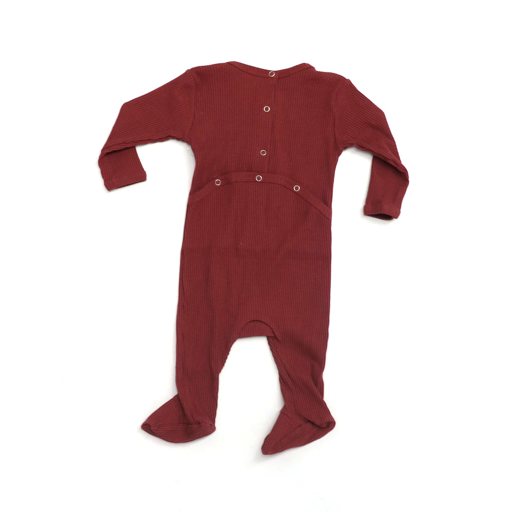 Coton Pompom Rib Footie