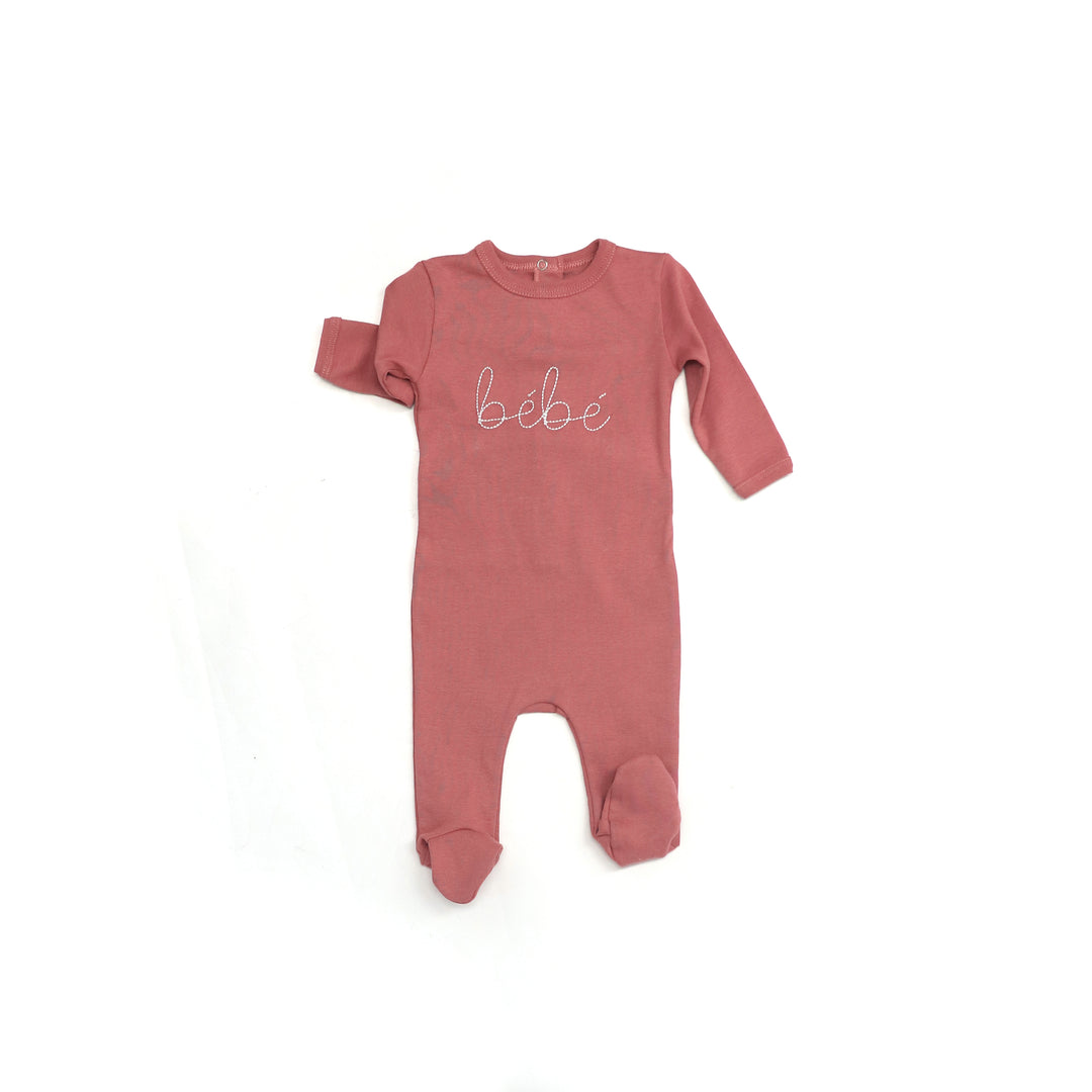 Coton Pompom Solid Bebe Footie