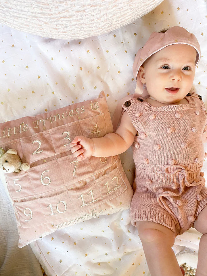 Mon Ami Princess First Year Pillow & Crown Gift Set