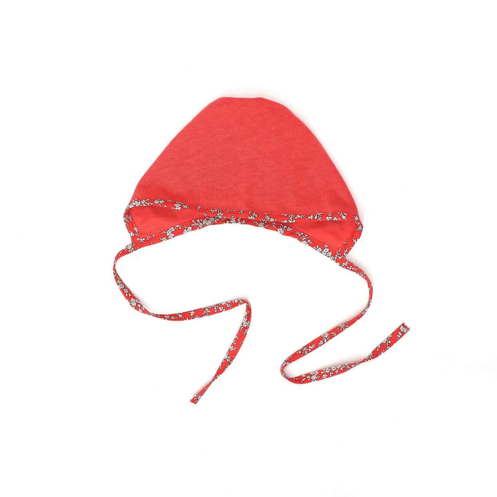 La Mascot Coral Floral Trim Bonnet