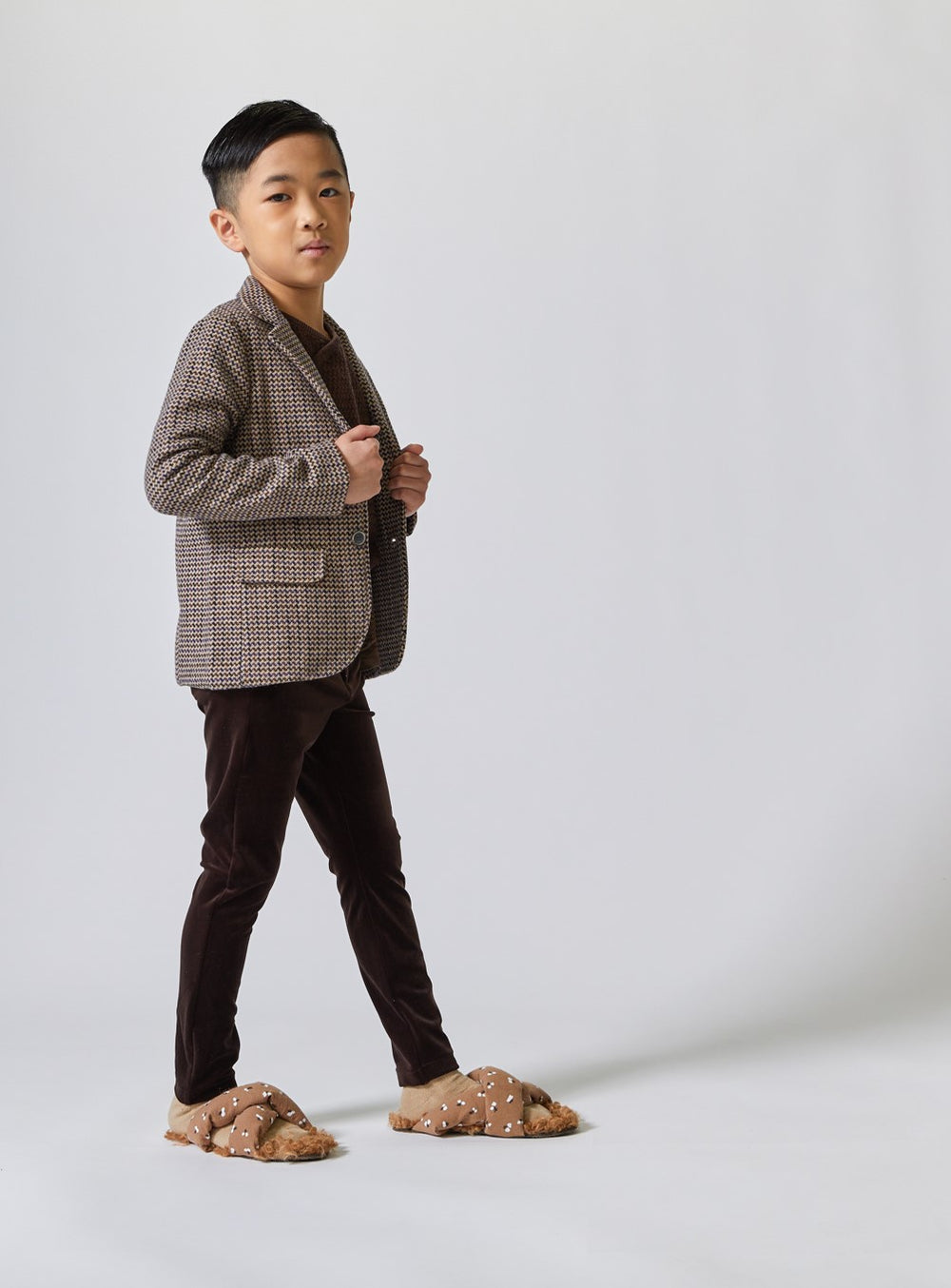 kipp velvet chocolate stretch pants