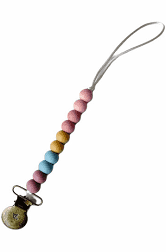 SILICONE MOLLY PACIFIER CLIP