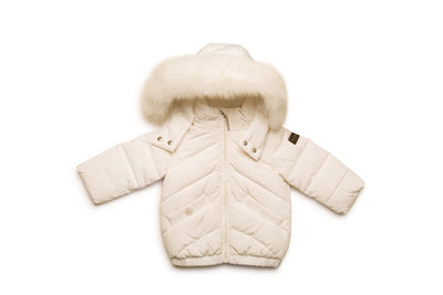 Cotton PomPom Baby Hooded Jacket (3 Colors)