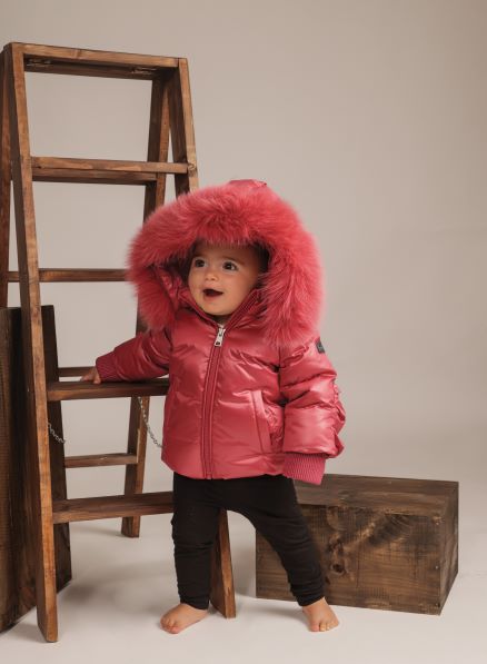 pramie girls cherry ruffle jacket