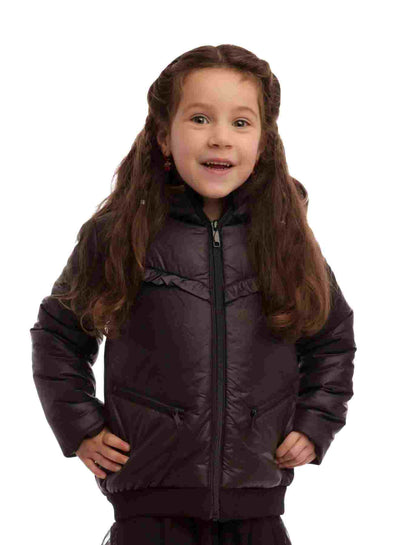 Raygo Girl’s Premium Puffer Jacket For Keeping Warm & Cozy in Winter