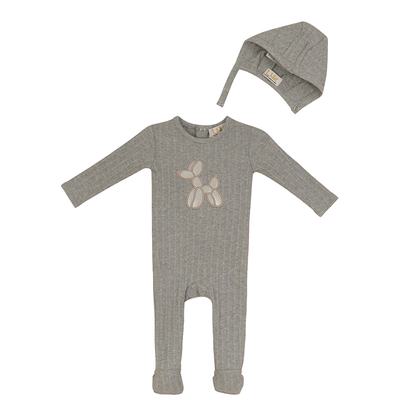 SB1CY1370,lux layette set,ribbed footie