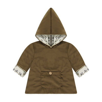 Cozy Coop Khaki Baby Reversible Jacket