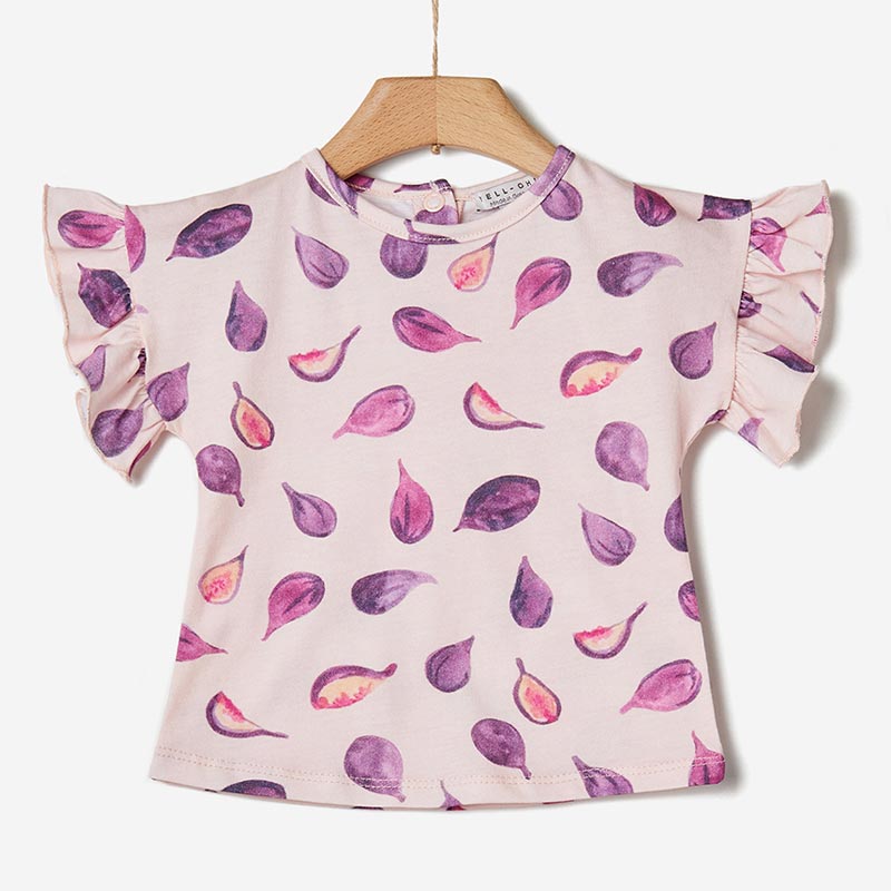 yell oh figs print t shirt