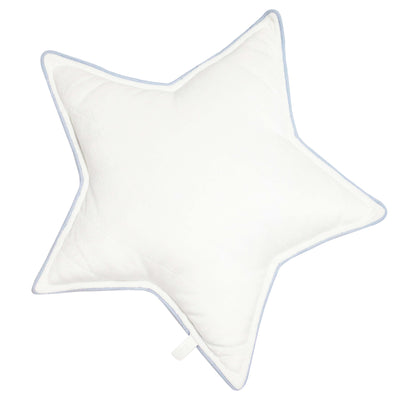 kipp baby blue detail sitich star pillow