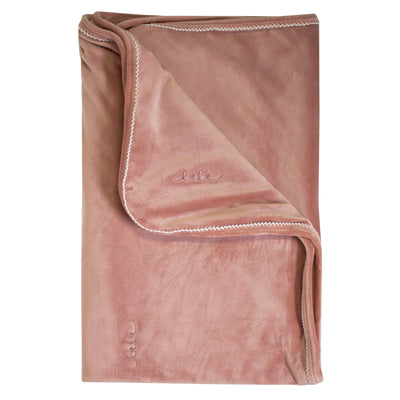 kipp baby pink bebe scallop blanket
