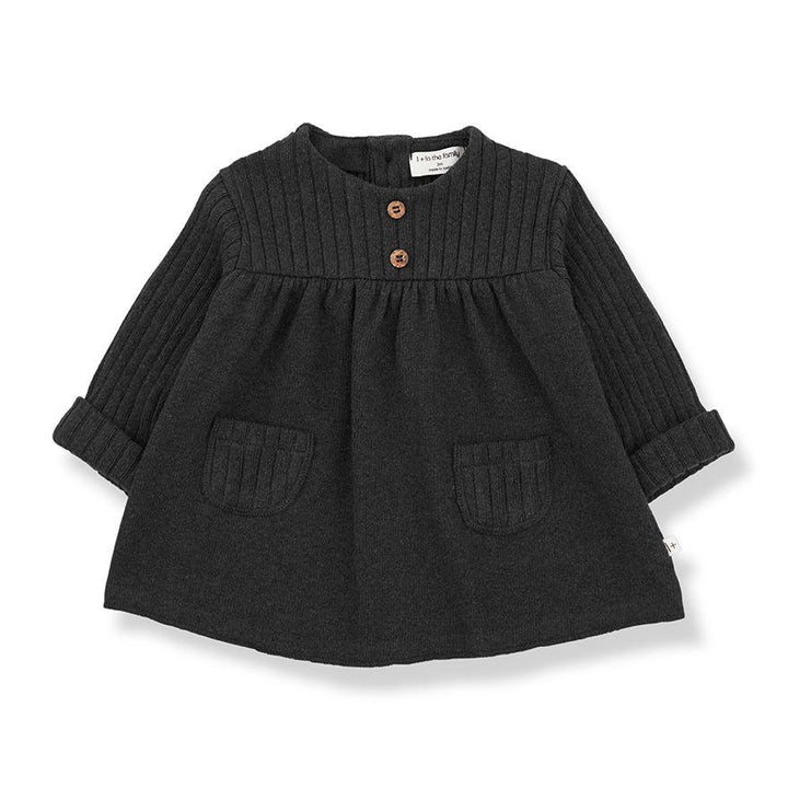 1+ in the family Cintia Charcoal Dress