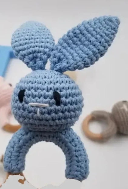 Hand Crochet Rabbit Rattle