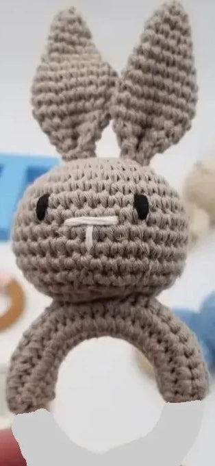 Hand Crochet Rabbit Rattle
