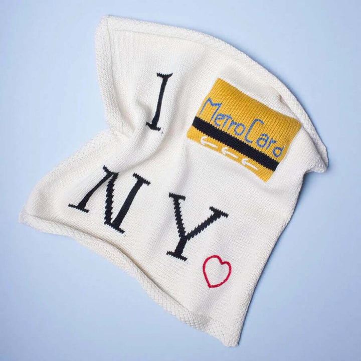 estella organic baby lovey blanket new york metro card
