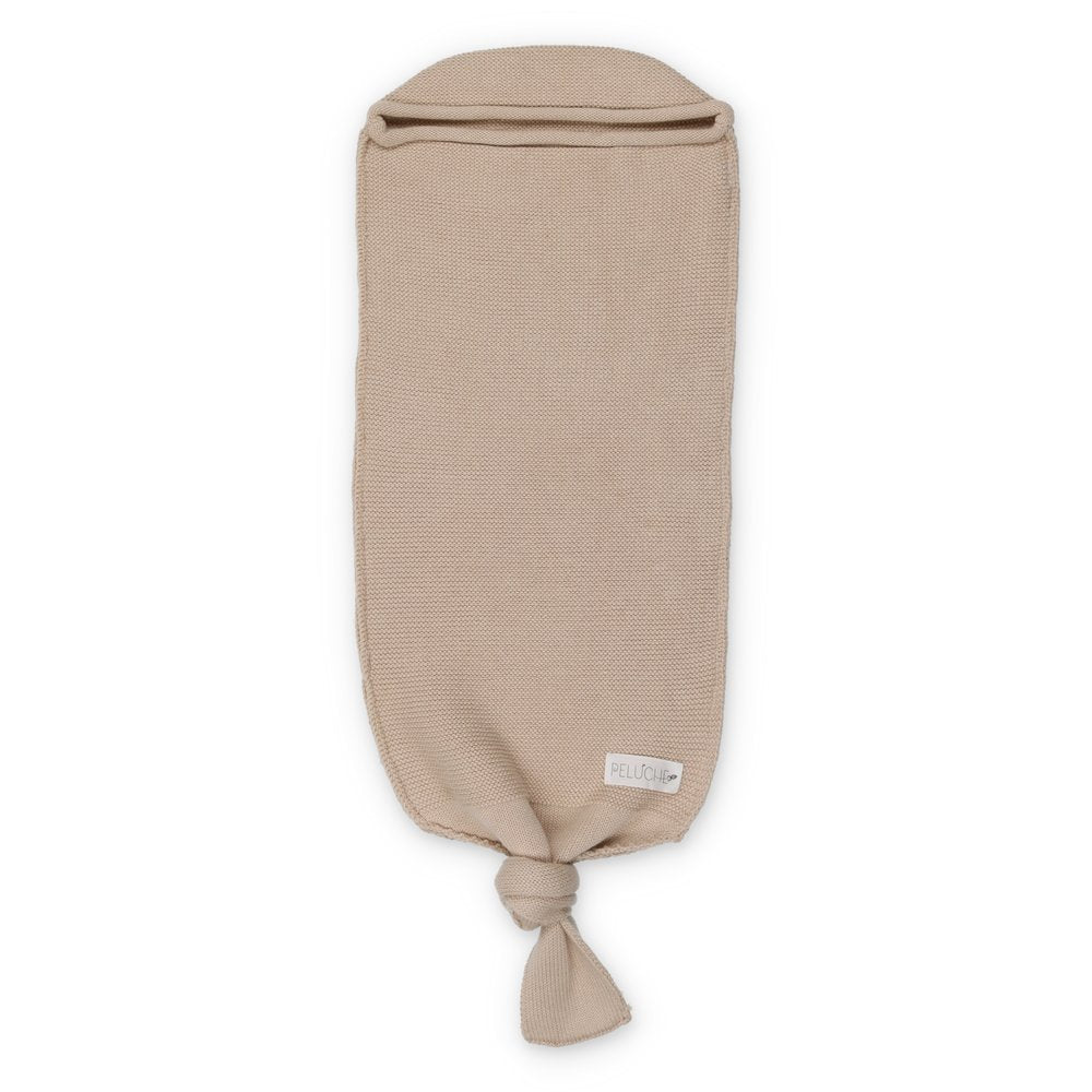 peluche tan knit cocoon