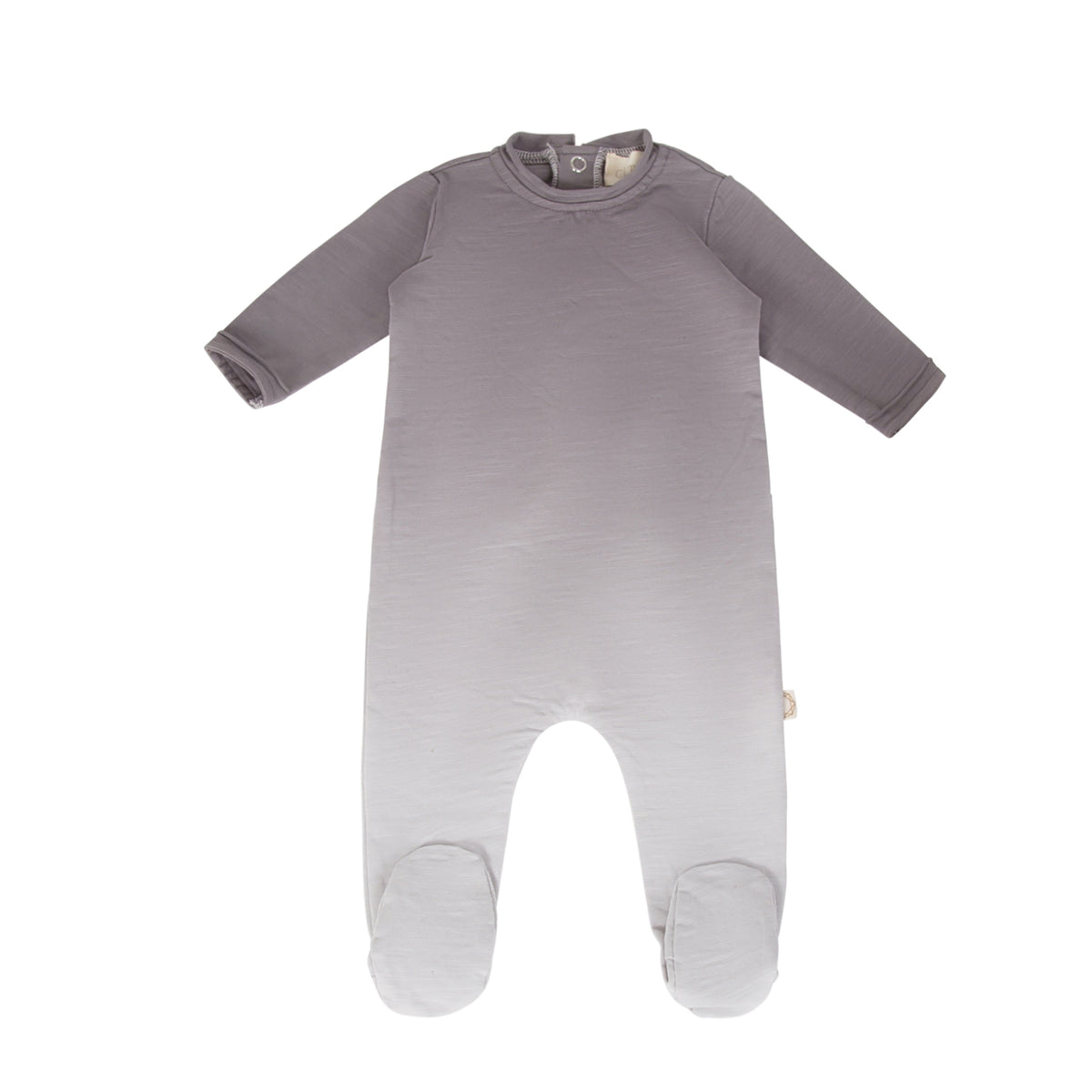 Citrine Ombre Stretchy Footie Taupe | Citrine Baby Footie