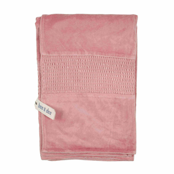 Velour Smocked Blanket