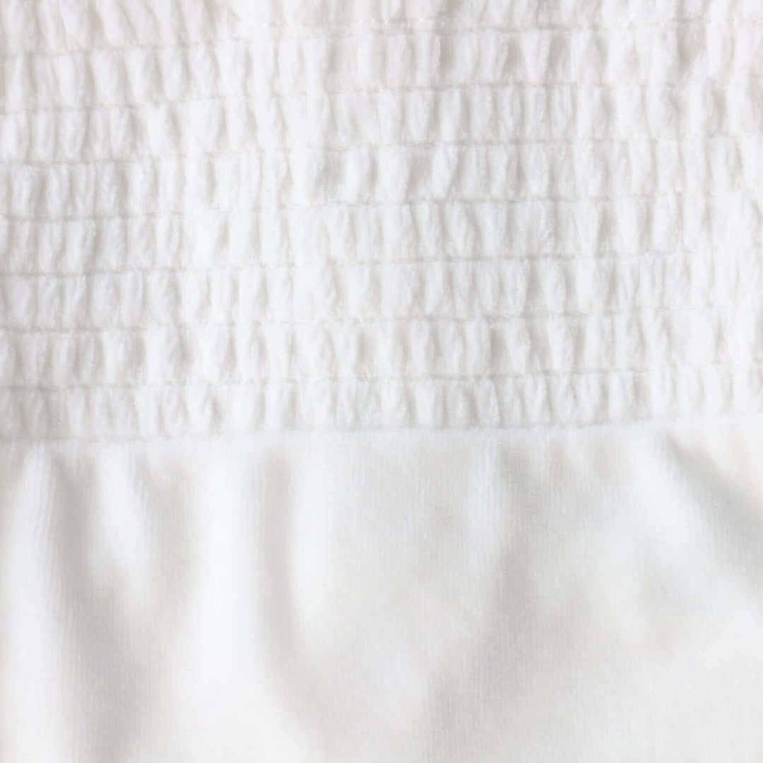 Velour Smocked Blanket