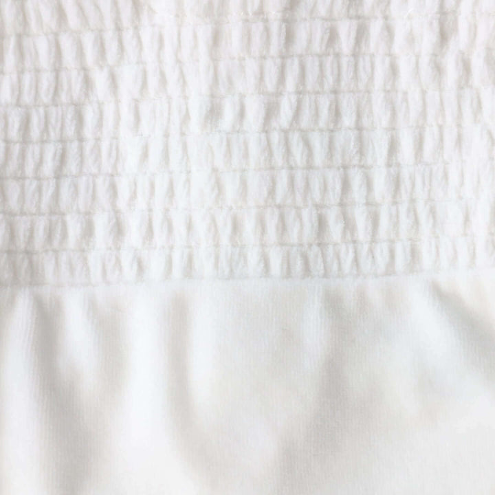 Velour Smocked Blanket