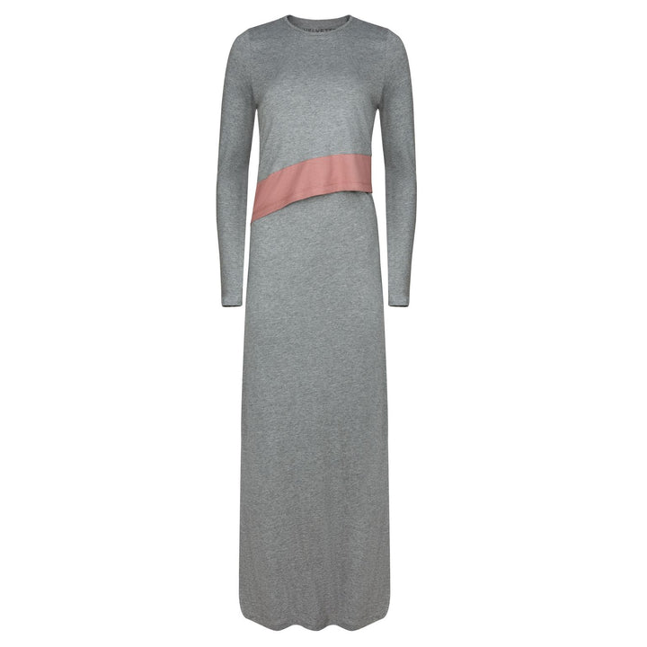 brand new pima cotton womens color block nursing nightgown